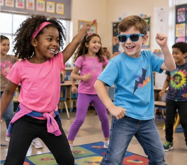 80s Day classroom activity