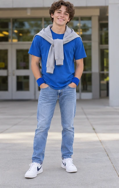 Sporty 80s Outfit for Teens