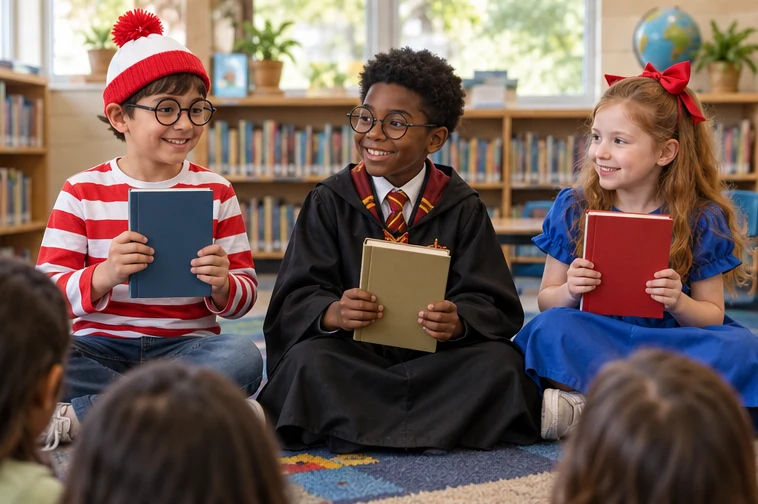 Book Character Day classroom activity