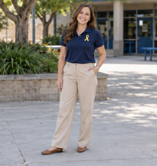 School-Color Polo for Teachers