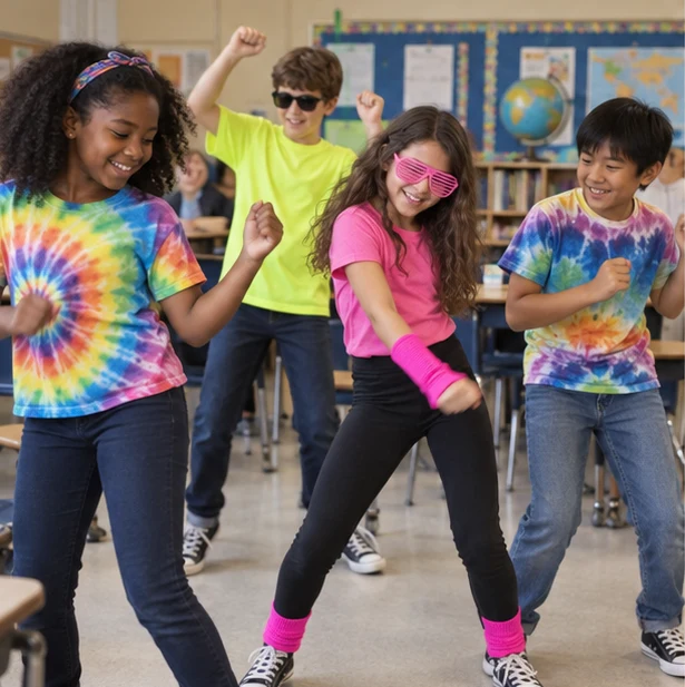 Decades Day classroom activity