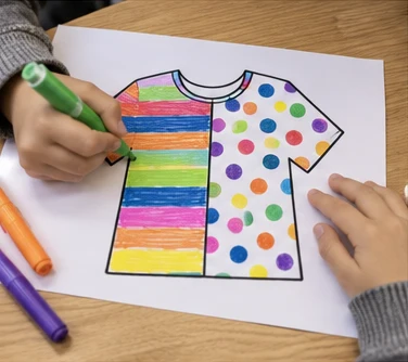 Design a Mixed-Pattern Shirt