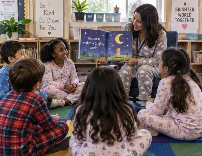 Pajama Day classroom activity