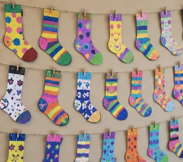 Make a Sock-Pattern Class Display