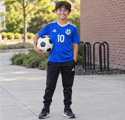 Soccer Jersey & Joggers Outfit