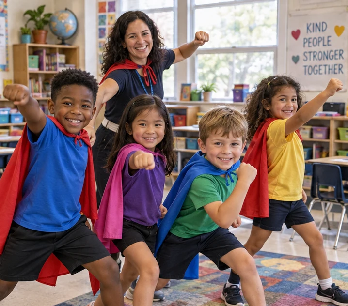 Superhero Day classroom activity