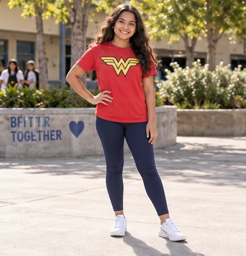 Wonder Woman T-Shirt Outfit