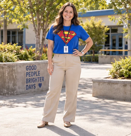 Superman Shirt for Adults & Teachers