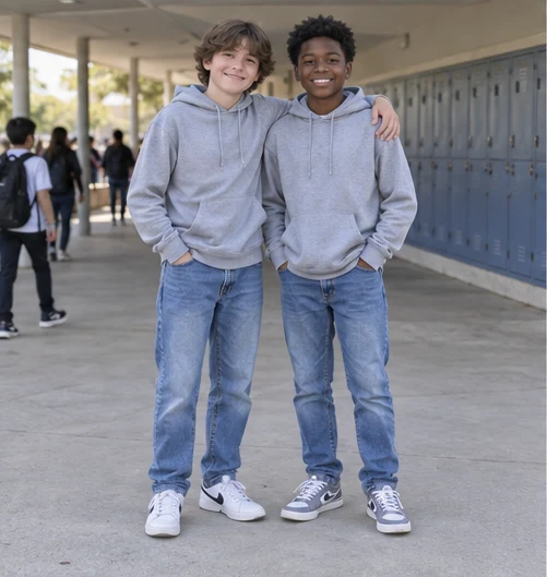 Matching Hoodies & Jeans