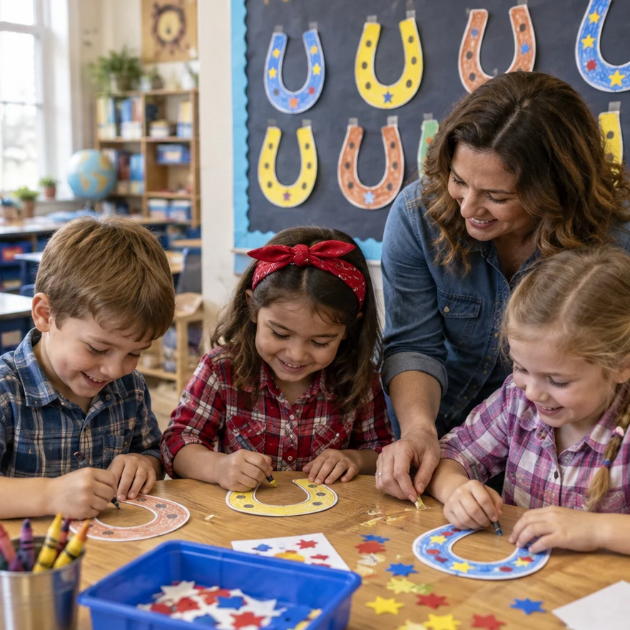Make a Horseshoe Kindness Display