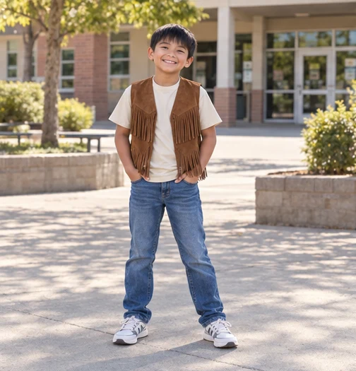 Fringe Vest Cowboy Outfit